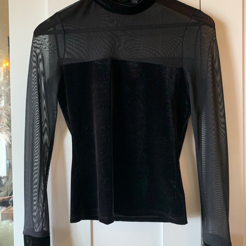 Buy 3 for $30 - Velvet Mock Neck